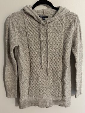 American Eagle knit sweater hoodie sweatshirt